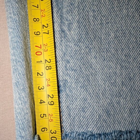 Wild Fable Light Wash High Rise Button Fly Straight Leg Jeans Size 12 Y2K 90s - Picture 9 of 9